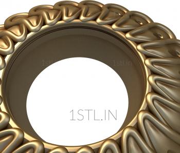 Ceiling rose (PRZ_0039) 3D model for CNC machine